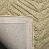 Martha Stewart x SAFAVIEH Area Rug Collection – 6′ Round, Oolong Tea Green, Handmade Wool & Viscose, Ideal for Living Room, Bedroom, Office, Dining Space (MSR3612B)(Oolong Tea Green)