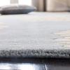 Martha Stewart x SAFAVIEH Area Rug Collection – 8′ Round, Cement, Handmade Wool, Ideal for Living Room, Bedroom, Office, Dining Space (MSR4730B)(Cement)