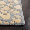 Martha Stewart x SAFAVIEH Area Rug Collection – 8′ Round, Cement, Handmade Wool, Ideal for Living Room, Bedroom, Office, Dining Space (MSR4730B)(Cement)