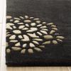 Martha Stewart x SAFAVIEH Area Rug Collection – 8′ Round, Cement, Handmade Wool, Ideal for Living Room, Bedroom, Office, Dining Space (MSR4730B)(Silhouette)