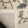 Martha Stewart x SAFAVIEH Area Rug Collection – 8′ x 10′, Persimmon Red, Handmade Wool & Viscose, Ideal for Living Room, Bedroom, Office, Dining Space (MSR3611A)(Colonial Blue)