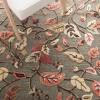 Martha Stewart x SAFAVIEH Area Rug Collection – 8′ x 10′, Persimmon Red, Handmade Wool & Viscose, Ideal for Living Room, Bedroom, Office, Dining Space (MSR3611A)(Francesca Black)