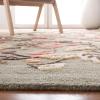 Martha Stewart x SAFAVIEH Area Rug Collection – 8′ x 10′, Persimmon Red, Handmade Wool & Viscose, Ideal for Living Room, Bedroom, Office, Dining Space (MSR3611A)(Francesca Black)