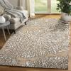 Martha Stewart x SAFAVIEH Area Rug Collection – 8′ x 10′, Saguaro, Handmade Wool, Ideal for Living Room, Bedroom, Office, Dining Space (MSR4542D)(Driftwood/Grey)