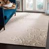 Martha Stewart x SAFAVIEH Area Rug Collection – 8′ x 10′, Soft Yellow, Handmade Wool, Ideal for Living Room, Bedroom, Office, Dining Space (MSR4623A)(Soft Grey)