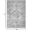 Martha Stewart x SAFAVIEH Area Rug Collection – 9′ x 12′, Light Blue & Ivory, Non-Shedding & Easy Cleaning, Ideal for Living Room, Bedroom, Office, Dining Space (MSR877M)(Light Blue / Ivory)