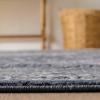 Martha Stewart x SAFAVIEH Area Rug Collection – 9′ x 12′, Navy & Ivory, Non-Shedding & Easy Cleaning, Ideal for Living Room, Bedroom, Office, Dining Space (MSR858N)(Navy/Ivory)