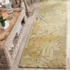 Martha Stewart x SAFAVIEH Area Rug Collection – 9′ x 12′, Spud, Handmade Wool, Ideal for Living Room, Bedroom, Office, Dining Space (MSR4548A)(Wrought/Iron)