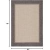 Martha Stewart x SAFAVIEH Outdoor Area Rug Collection – 4’5″ x 6’5″, Camel & Brown, Weather Resistant & Washable, Ideal for Patio, Backyard, Mudroom, Deck, Accent Space (MSRO386T)(Camel/Brown)