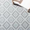 Martha Stewart x SAFAVIEH Outdoor Area Rug Collection – 4’5″ x 6’5″, Ivory & Grey, Weather Resistant & Washable, Ideal for Patio, Backyard, Mudroom, Deck, Accent Space (MSRO307F)(Ivory/Grey)