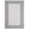Martha Stewart x SAFAVIEH Outdoor Area Rug Collection – 4’5″ x 6’5″, Silver & Grey, Weather Resistant & Washable, Ideal for Patio, Backyard, Mudroom, Deck, Accent Space (MSRO331G)