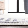 Martha Stewart x SAFAVIEH Outdoor Area Rug Collection – 4’5″ x 6’5″, Silver & Grey, Weather Resistant & Washable, Ideal for Patio, Backyard, Mudroom, Deck, Accent Space (MSRO331G)