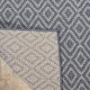 Martha Stewart x SAFAVIEH Outdoor Area Rug Collection – 5’3″ x 7’7″, Aqua & Cream, Weather Resistant & Washable, Ideal for Patio, Backyard, Mudroom, Deck, Dining Space (MSRO337J)(Navy/Ivory)