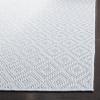 Martha Stewart x SAFAVIEH Outdoor Area Rug Collection – 5’3″ x 7’7″, Aqua & Cream, Weather Resistant & Washable, Ideal for Patio, Backyard, Mudroom, Deck, Dining Space (MSRO337J)(Aqua/Cream)