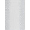 Martha Stewart x SAFAVIEH Outdoor Area Rug Collection – 5’3″ x 7’7″, Aqua & Cream, Weather Resistant & Washable, Ideal for Patio, Backyard, Mudroom, Deck, Dining Space (MSRO337J)(Grey/Cream)