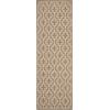 Martha Stewart x SAFAVIEH Outdoor Area Rug Collection – 5’3″ x 7’7″, Blue & Beige, Weather Resistant & Washable, Ideal for Patio, Backyard, Mudroom, Deck, Dining Space (MSR4274-243)(Brown/Beige)