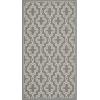 Martha Stewart x SAFAVIEH Outdoor Area Rug Collection – 5’3″ x 7’7″, Blue & Beige, Weather Resistant & Washable, Ideal for Patio, Backyard, Mudroom, Deck, Dining Space (MSR4274-243)(Anthracite/Beige)