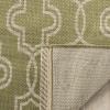 Martha Stewart x SAFAVIEH Outdoor Area Rug Collection – 5’3″ x 7’7″, Blue & Beige, Weather Resistant & Washable, Ideal for Patio, Backyard, Mudroom, Deck, Dining Space (MSR4274-243)(Green/Beige)