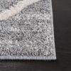 Martha Stewart x SAFAVIEH Shag Rug Collection – 4′ x 6′, White & Light Grey, Non-Shedding & Easy Cleaning, Ultra Plush Thick Pile, Ideal for Living Room, Foyer, Bedroom, Accent Space (MSR0720A)(White/Light Grey)