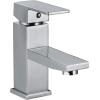 SAFAVIEH BRF1055C Solea Collection Bliss Bathroom Faucet, Chrome