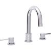 SAFAVIEH BRF1061C Solea Collection Poised Dual Handle 9 Inch Chrome Bathroom Vessel Faucet
