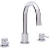SAFAVIEH BRF1061C Solea Collection Poised Dual Handle 9 Inch Chrome Bathroom Vessel Faucet