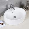 SAFAVIEH BSK5401A Solea Collection Brook Bathroom Basin Sink, White