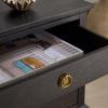 SAFAVIEH Couture Collection – Lisabet Light Oak 3-Drawer Wood Nightstand, Fully Assembled Bedroom Storage with Metal Drawer Glides (SFV7705D)(Black)
