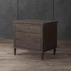 SAFAVIEH Couture Collection – Lisabet Light Oak 3-Drawer Wood Nightstand, Fully Assembled Bedroom Storage with Metal Drawer Glides (SFV7705D)(Light Brown)