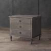 SAFAVIEH Couture Collection – Lisabet Light Oak 3-Drawer Wood Nightstand, Fully Assembled Bedroom Storage with Metal Drawer Glides (SFV7705D)(Light Grey)
