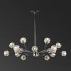 SAFAVIEH Couture Collection Breyer Sputnik Gold Crystal Adjustable Chandelier(Black)