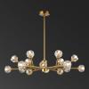 SAFAVIEH Couture Collection Breyer Sputnik Gold Crystal Adjustable Chandelier(Gold)