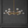 SAFAVIEH Couture Collection Breyer Sputnik Gold Crystal Adjustable Chandelier(Gold)
