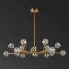 SAFAVIEH Couture Collection Breyer Sputnik Gold Crystal Adjustable Chandelier(Gold)