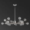 SAFAVIEH Couture Collection Breyer Sputnik Gold Crystal Adjustable Chandelier(Nickle)