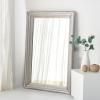 SAFAVIEH Couture Collection Francesca Silver Medium 36″ x 54-inch Rectangle Mirror