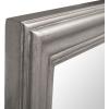 SAFAVIEH Couture Collection Kerry Silver Small 30″ x 40-inch Rectangle Wall Mirror