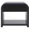 SAFAVIEH Couture Collection Liabella Black/Gold 1-Drawer Curved Nightstand (Fully Assembled)(Navy/Gold)