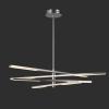 SAFAVIEH Couture Collection Oswalt Nickel Metal LED Adjustable Hanging Chandelier Light Fixture