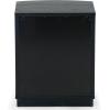 SAFAVIEH Couture Collection Shelbie Black 3-Drawer Reeded Nightstand, Fully Assembled Bedside Accent Table(Black/Black)