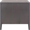 SAFAVIEH Couture Home Collection Ariella Light Grey 1-Drawer 1-Shelf Wood Nightstand Table (Fully Assembled)(Light Brown)