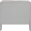 SAFAVIEH Couture Home Collection Ariella Light Grey 1-Drawer 1-Shelf Wood Nightstand Table (Fully Assembled)(Light Grey)