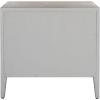 SAFAVIEH Couture Home Collection Ariella Light Grey 3-Drawer Wood Nightstand Table (Fully Assembled)(Light Grey)