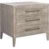 SAFAVIEH Couture Home Collection Ariella Light Grey 3-Drawer Wood Nightstand Table (Fully Assembled)(Light Grey)