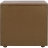 SAFAVIEH Couture Home Collection Rosey Light Grey 3-Drawer Wood Nightstand Table (Fully Assembled)(Brown)