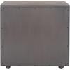 SAFAVIEH Couture Home Collection Rosey Light Grey 3-Drawer Wood Nightstand Table (Fully Assembled)(Light Brown)