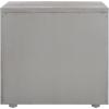 SAFAVIEH Couture Home Collection Rosey Light Grey 3-Drawer Wood Nightstand Table (Fully Assembled)(Light Grey)