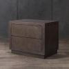 SAFAVIEH Couture Home Collection Steve Light Brown 2-Drawer Wood Nightstand Table (Fully Assembled)(Light Brown)