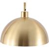 SAFAVIEH Couture Lighting Collection – Rosabellina Gold & White 68-Inch Dimmable Marble Floor Lamp, Modern Arched Metal Shade, LED Bulb Included (CTL1104A)