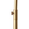 SAFAVIEH Couture Lighting Collection – Rosabellina Gold & White 80-Inch Dimmable Marble Floor Lamp, Modern Arched Metal Shade, LED Bulb Included (CTL1105A)